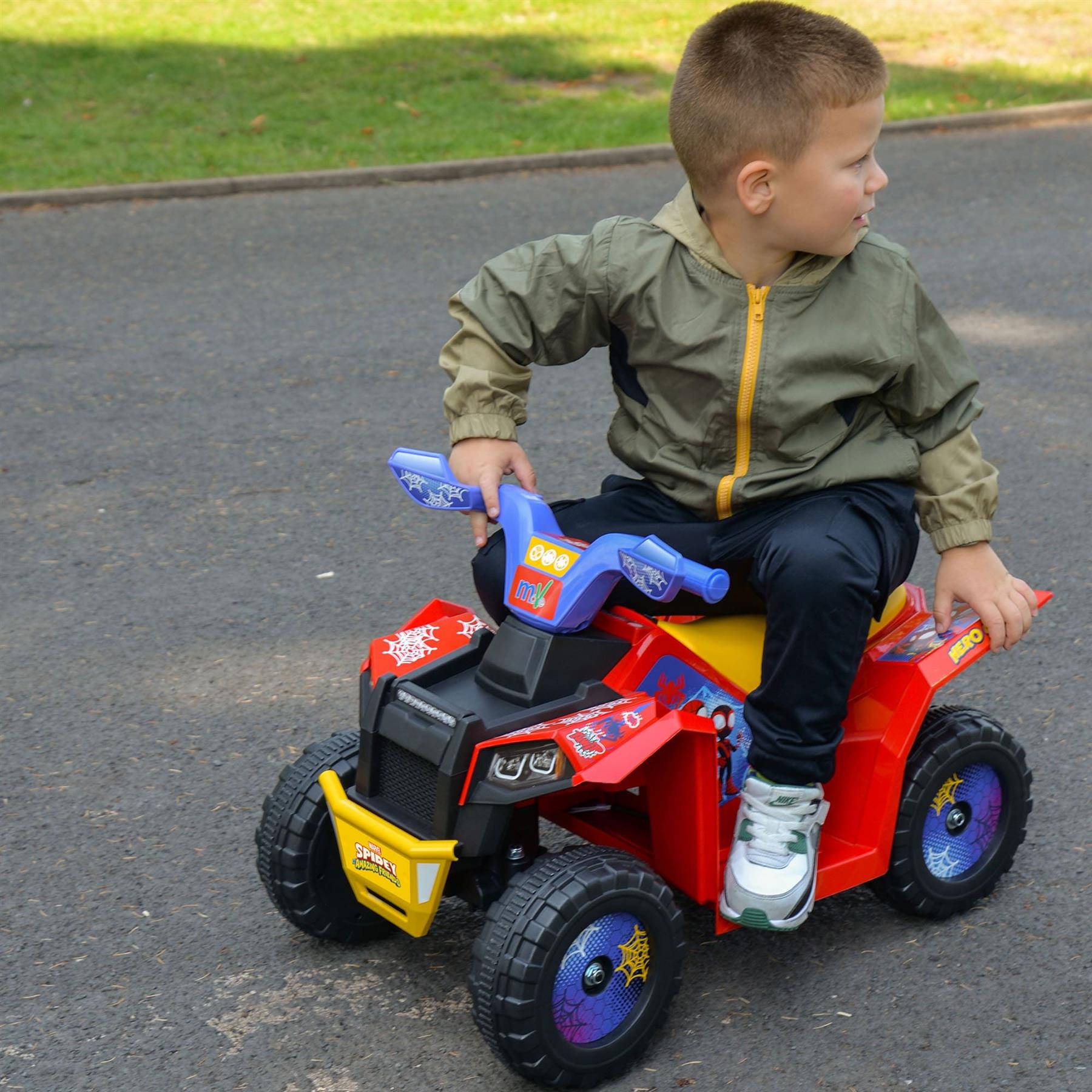 MoVe Spidey and His Amazing Friends 6v Electric Mini Quad Ride On