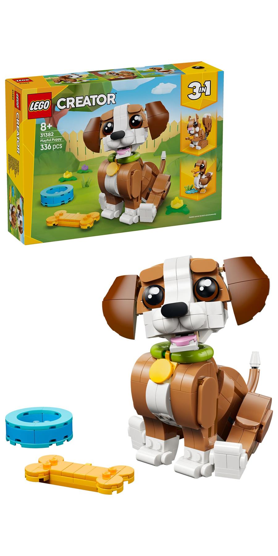 LEGO Creator 3in1 Cute Animals: Playful Puppy Dog 31382