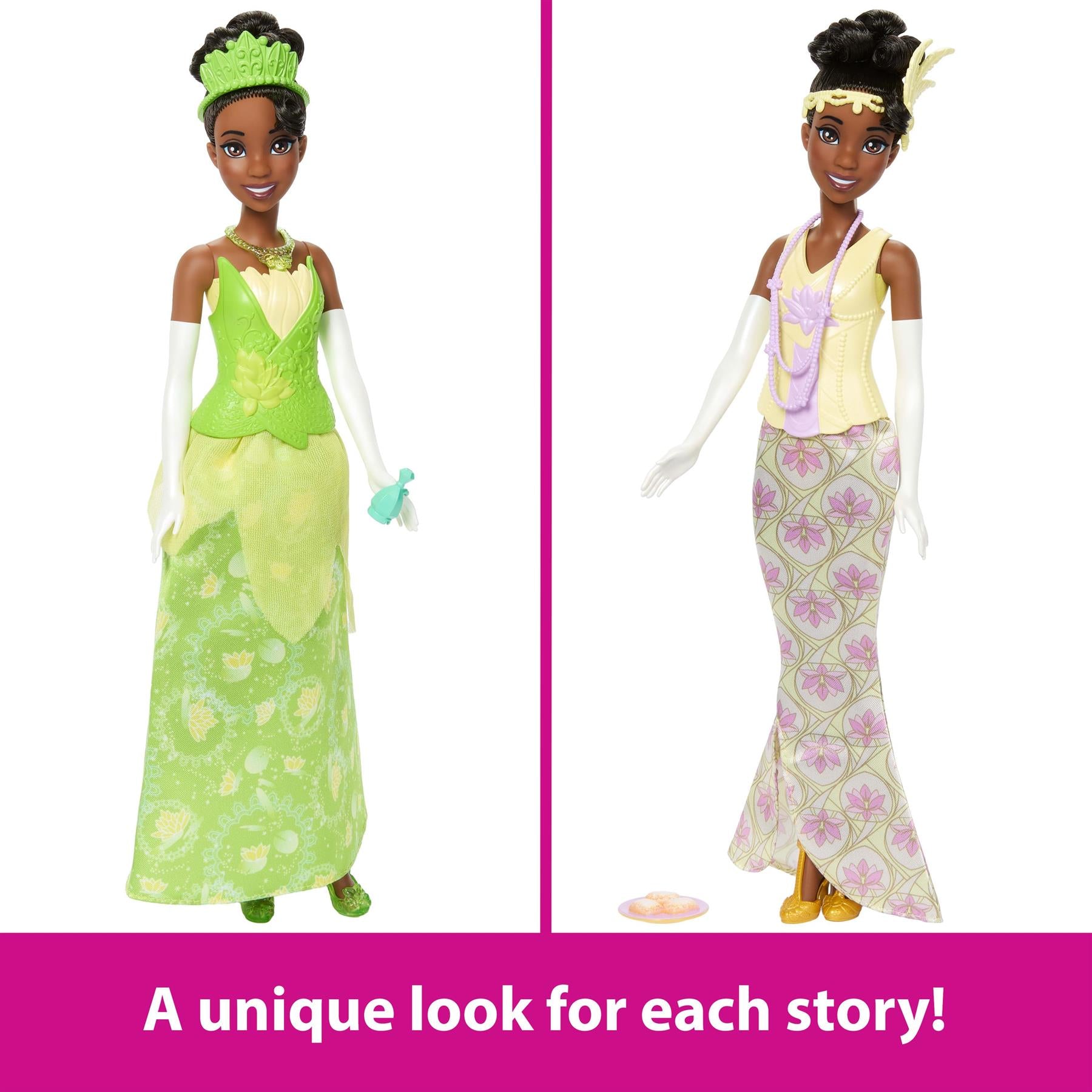 Disney Princess 2-in-1 Stories Fashion Dolls - Tiana