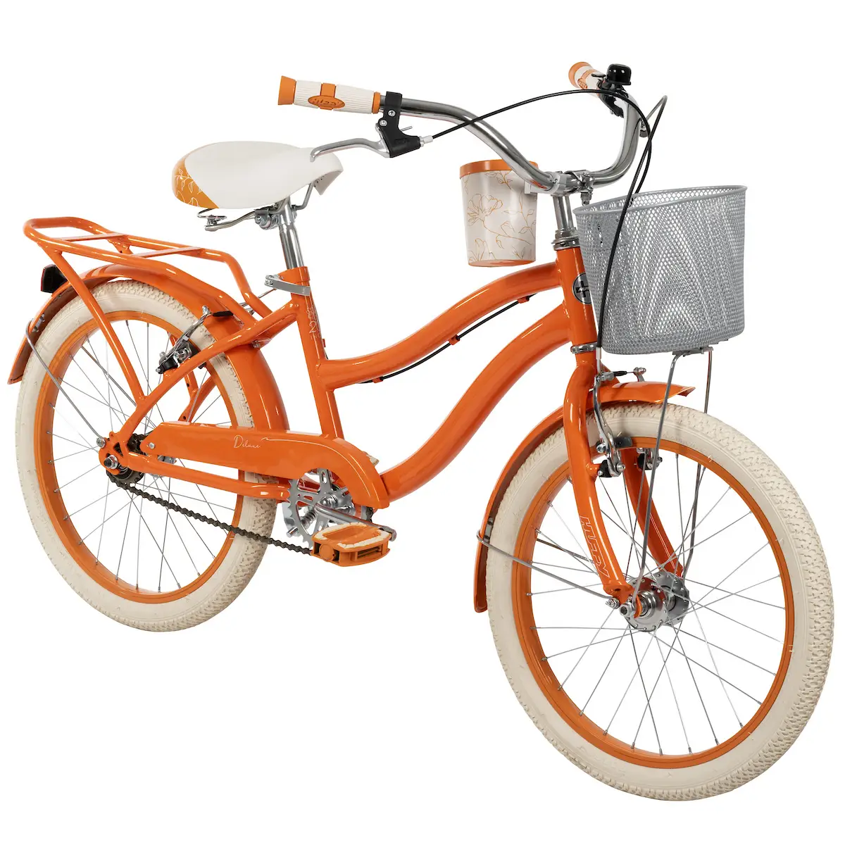Huffy Deluxe 20 Inch Cruiser Bike - Orange