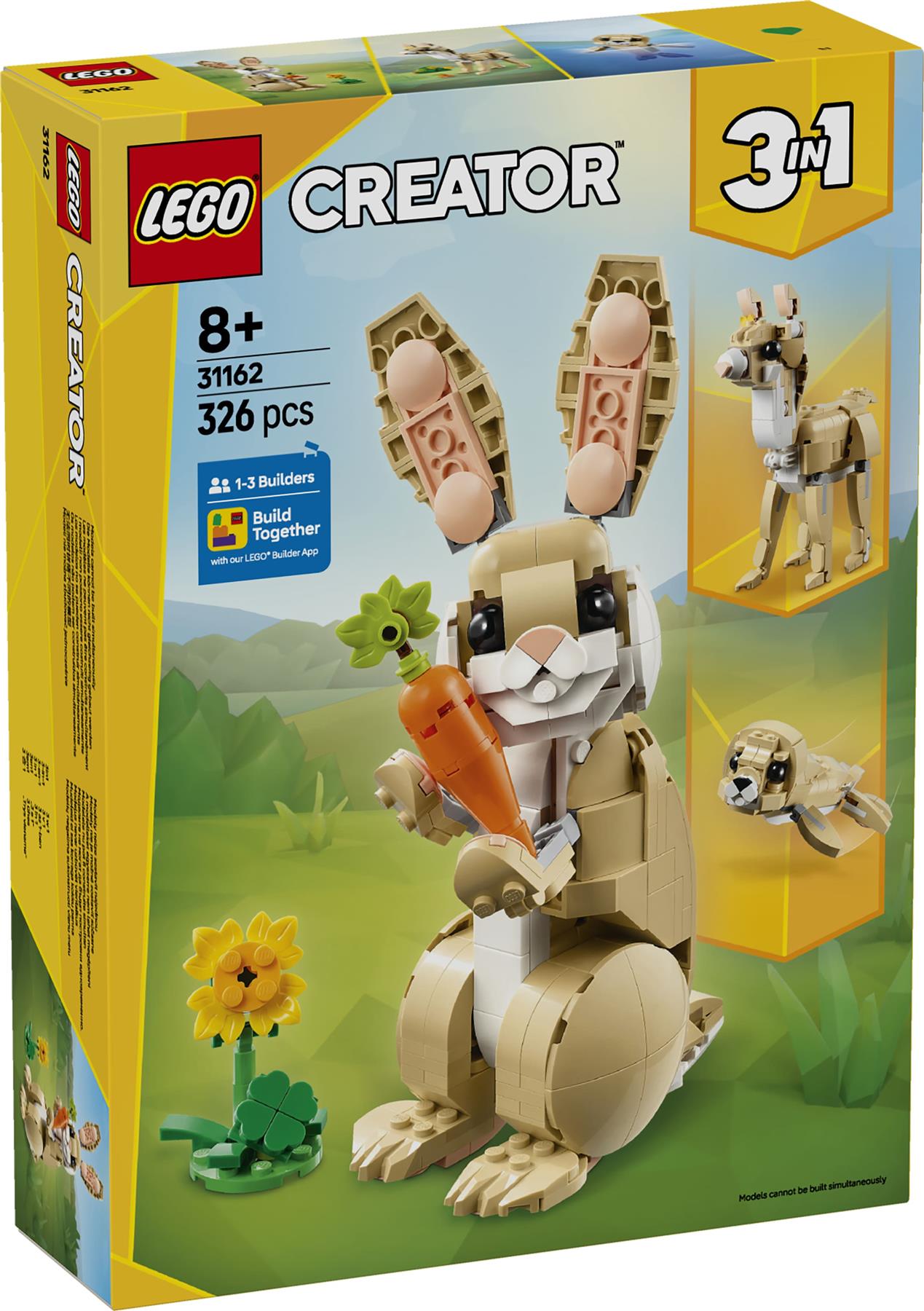 LEGO Creator 3-in-1 Cute Bunny 31162