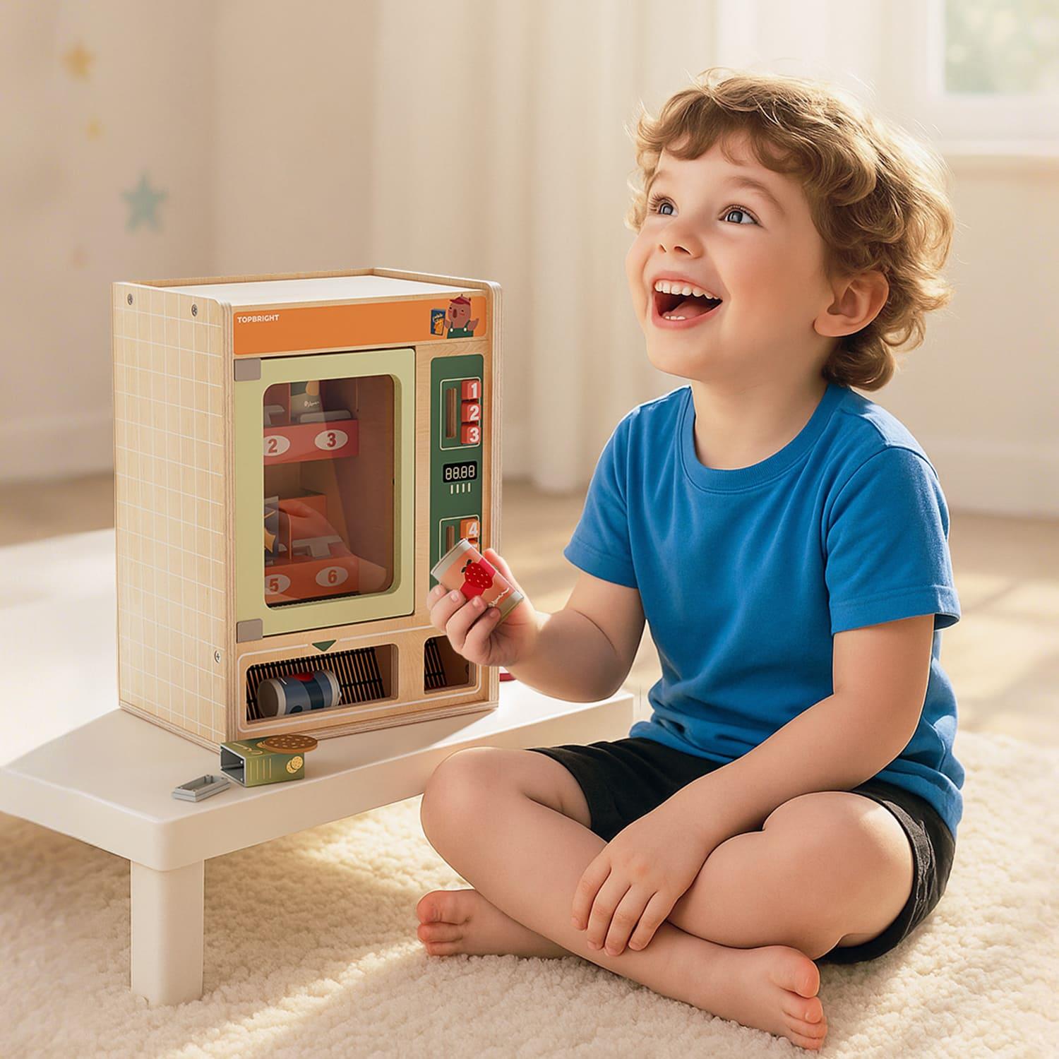 Topbright Wooden Shop & Go Vending Machine