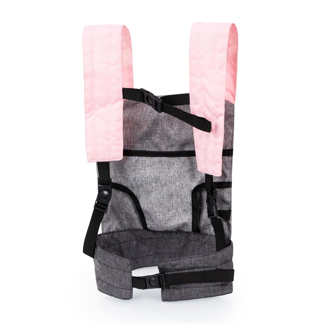 Bayer Doll Pram City Star Mega Set - Pink & Gray