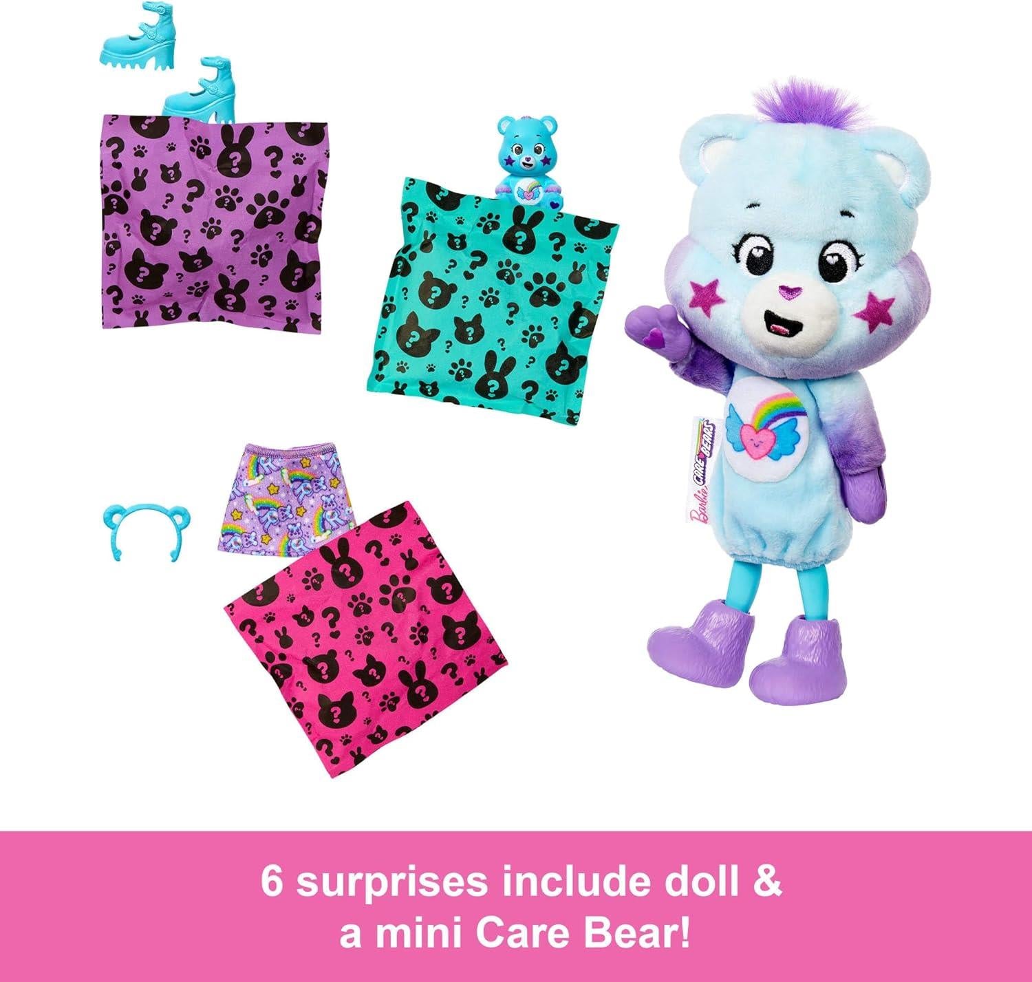 Barbie Cutie Reveal Care Bears Doll - Chelsea