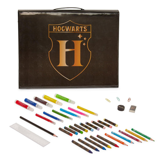 Harry Potter 162 Piece Childrens Easel Set with Whiteboard, Chalkboard & Accessories