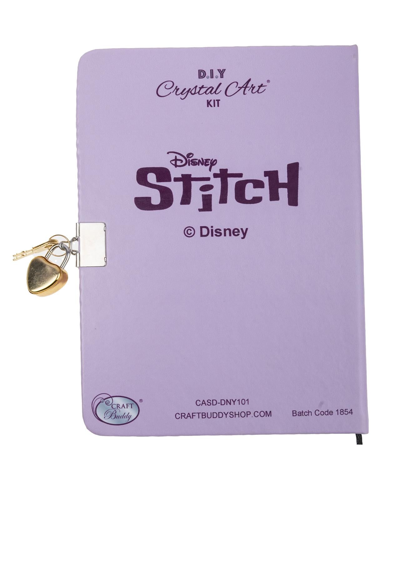 Disney Stitch & Angel Crystal Art Secret Diary