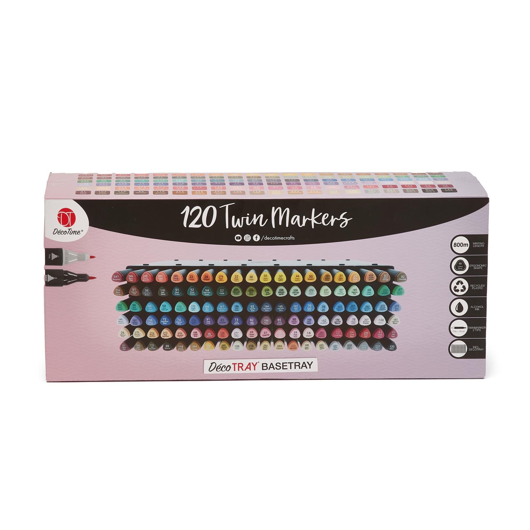 Deco Time 120 Alcohol Markers