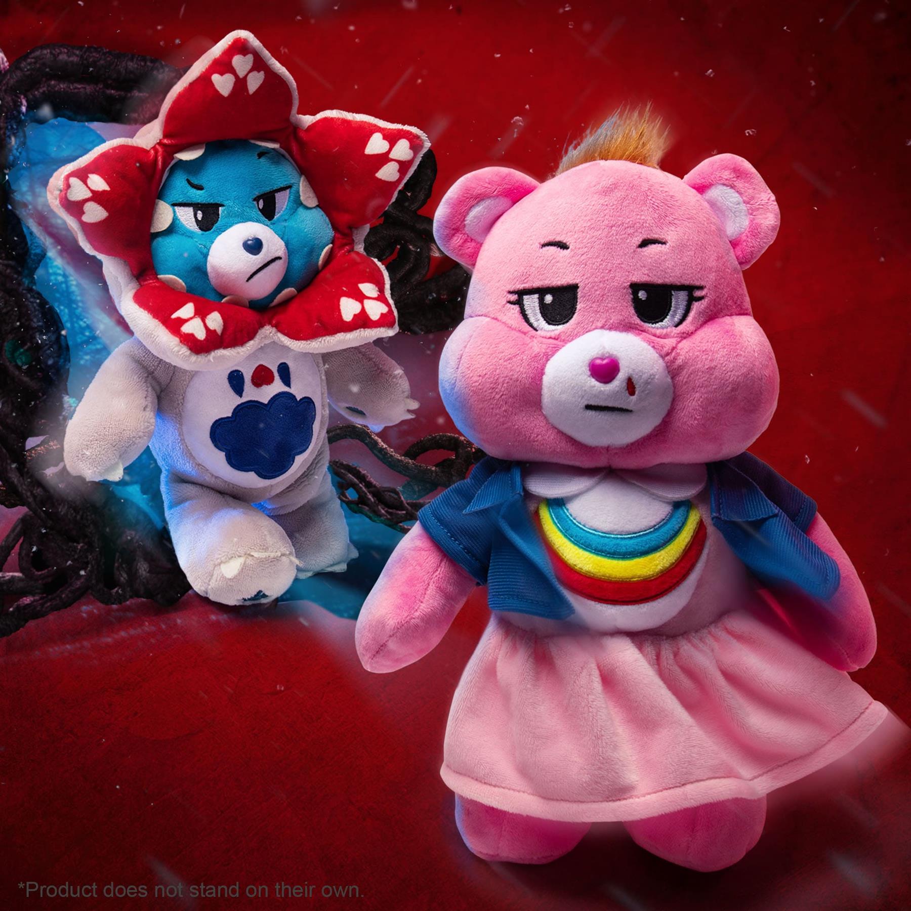 Care Bears- Stranger Things Plush 2-Pack Cheer as Eleven & Grumpy as Demogorgon