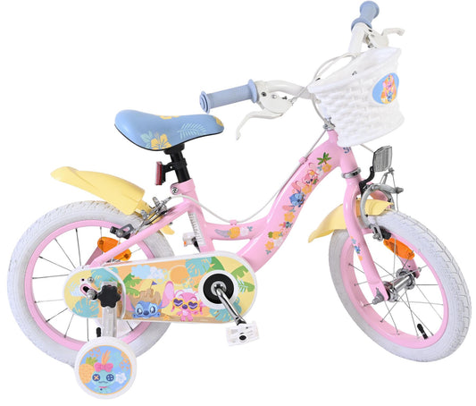 Disney Stitch Children's 14 inch Bike Girls  - Pink