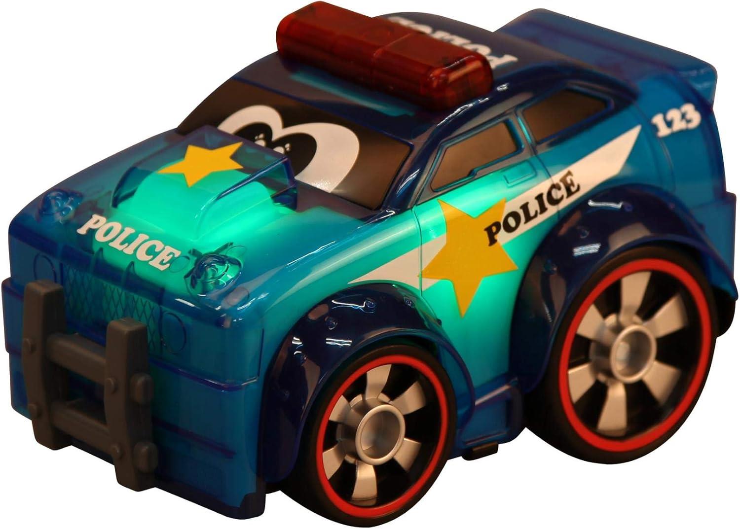 BB Junior Push & Glow Police Car with Lights & Sounds