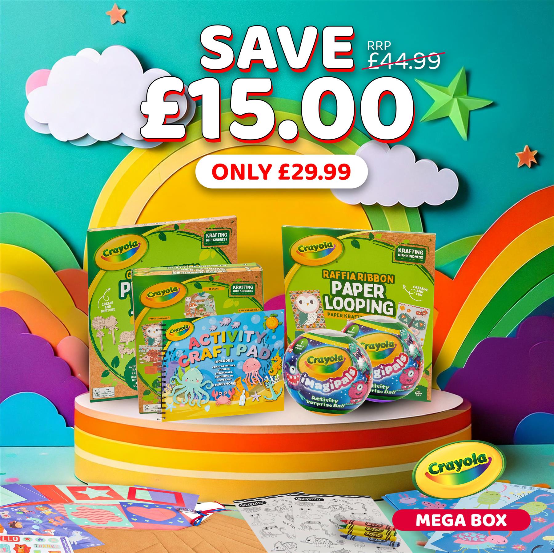 Crayola Ultimate Arts & Crafts Bundle – 10 Pieces