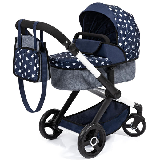 Bayer Xeo Doll Pram - Navy