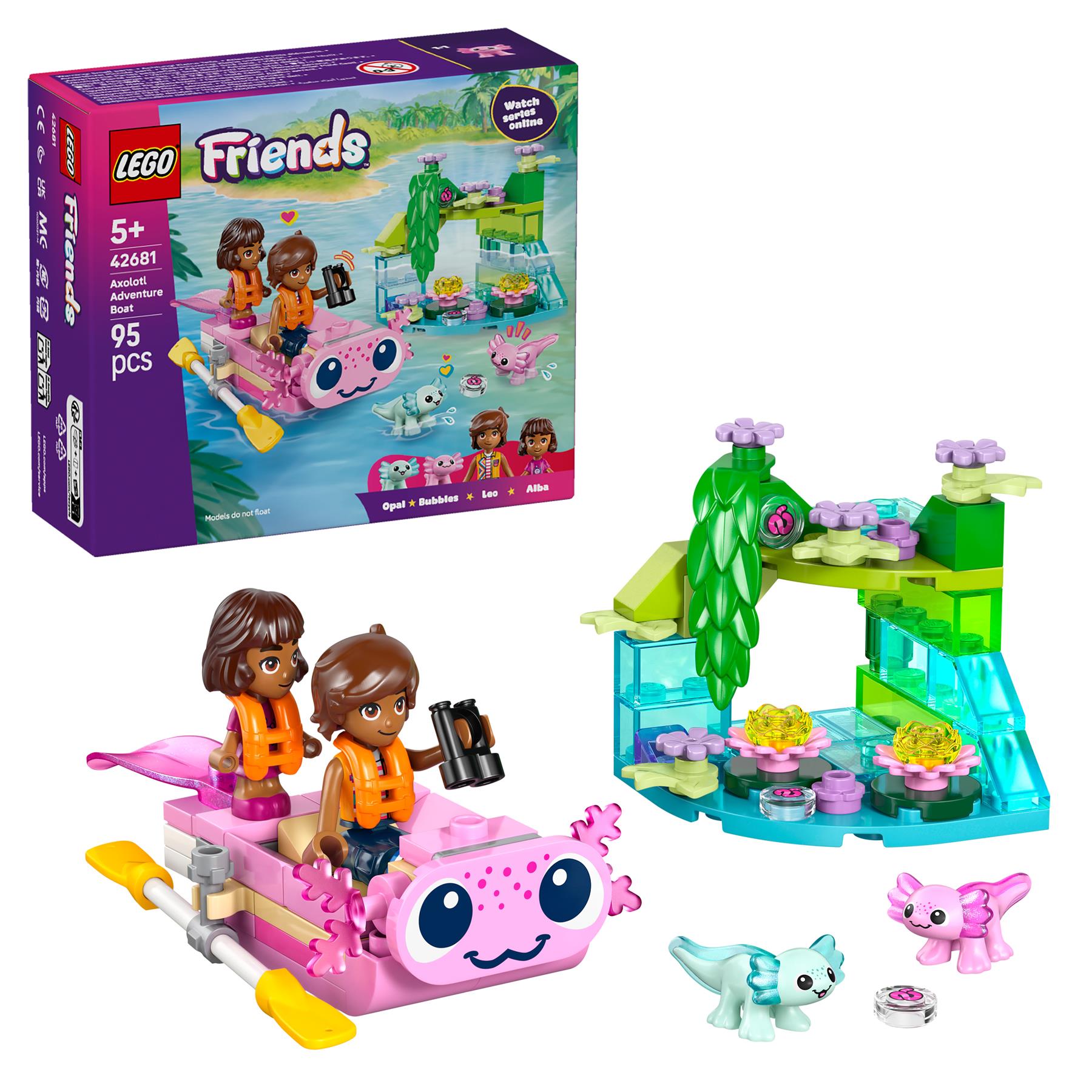 LEGO Friends Axolotl Adventure Boat 42681