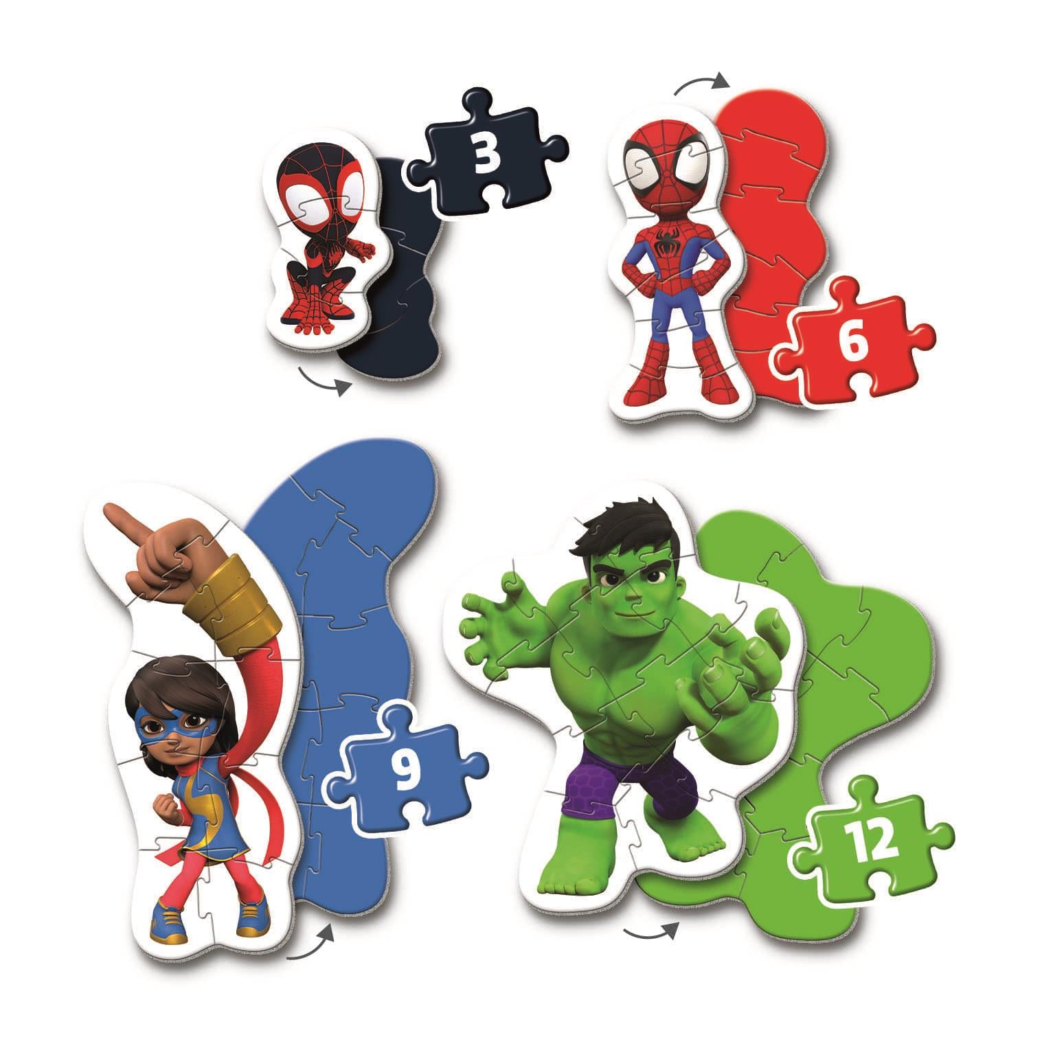 Clementoni Marvel Spidey And His Amazing Friends My First Puzzles