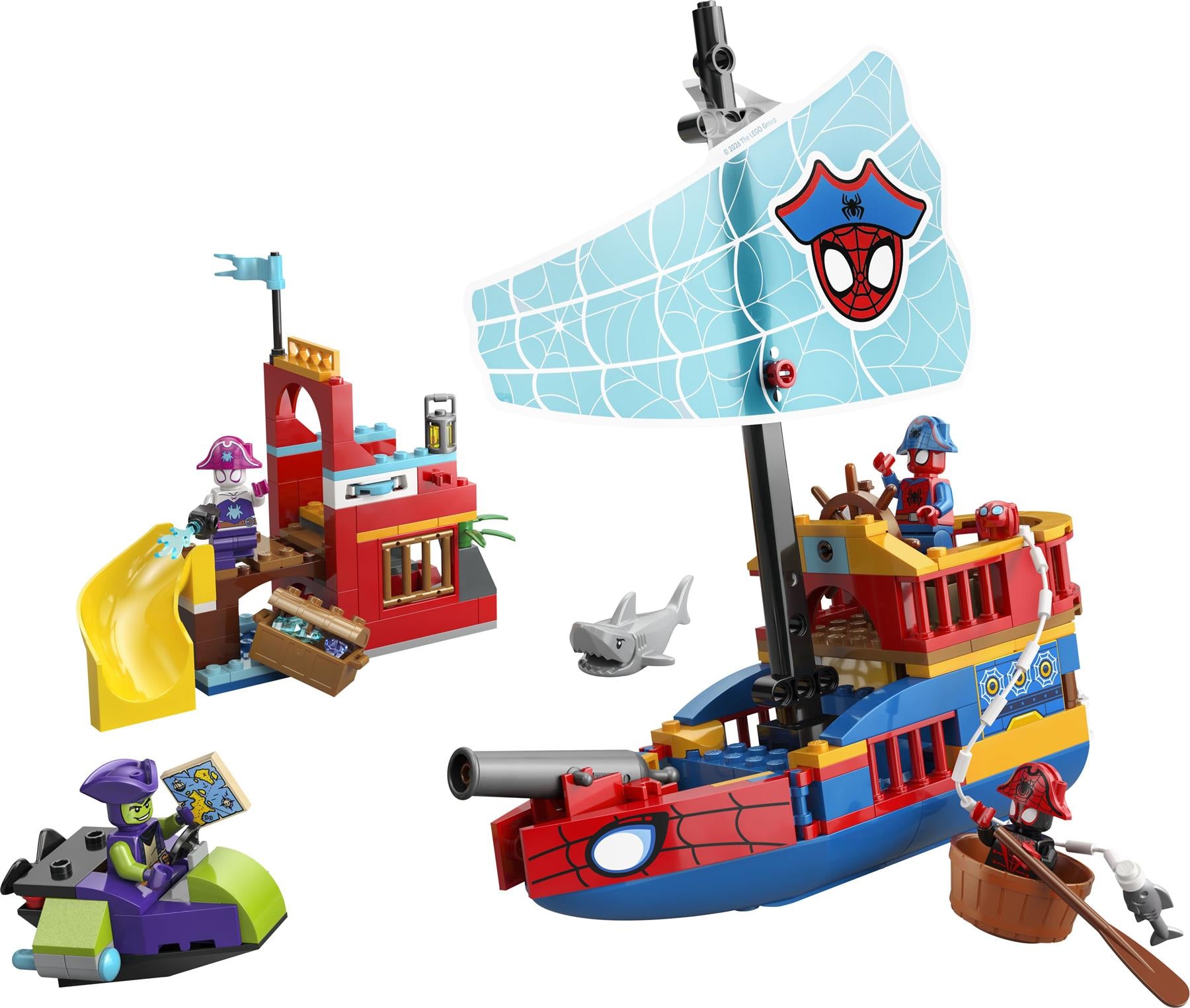 LEGO Marvel Team Spidey Pirate Ship 11208