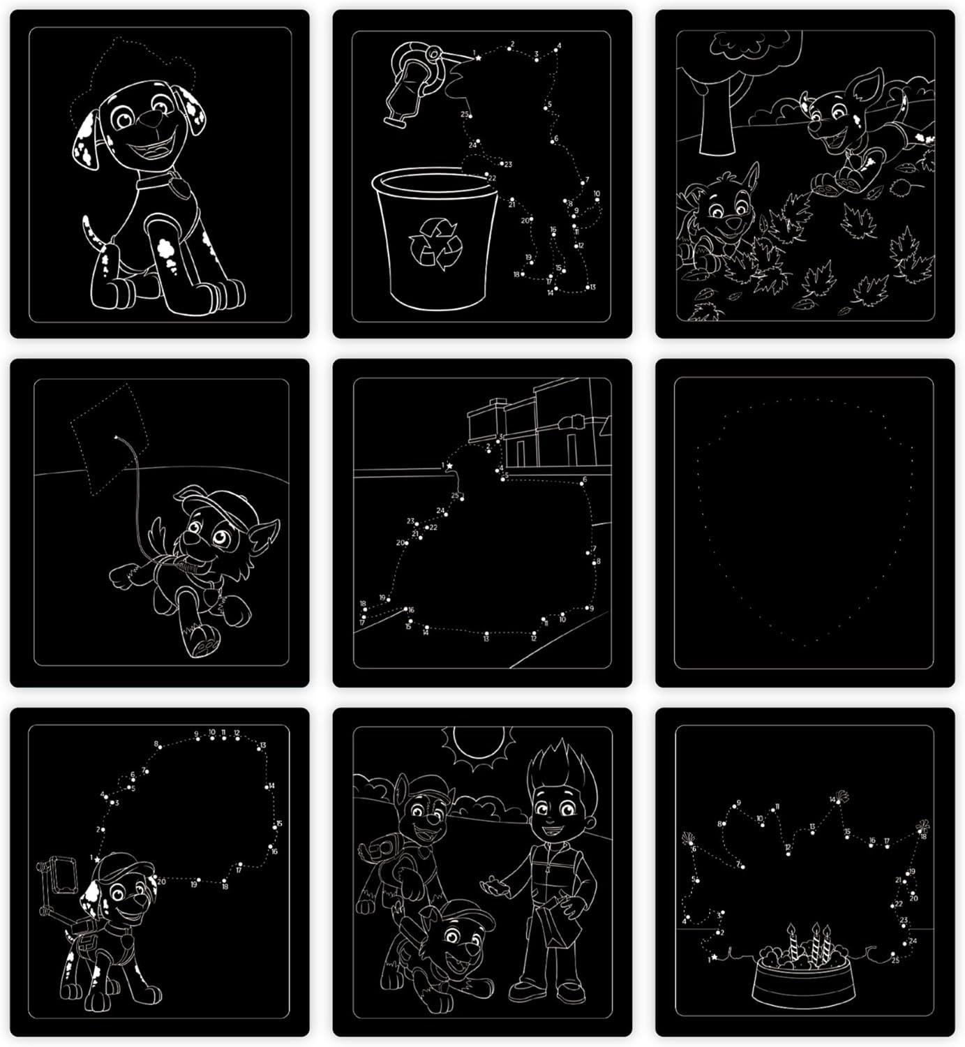 Melissa and Doug Paw Patrol Scratch Art Pad Marshall