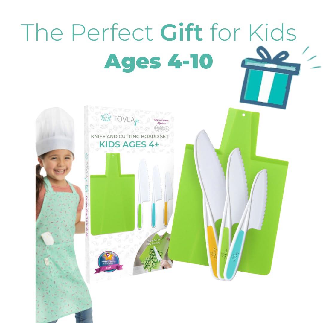 Tovla Jr. Premium Nylon Knife & Foldable Cutting Board Set