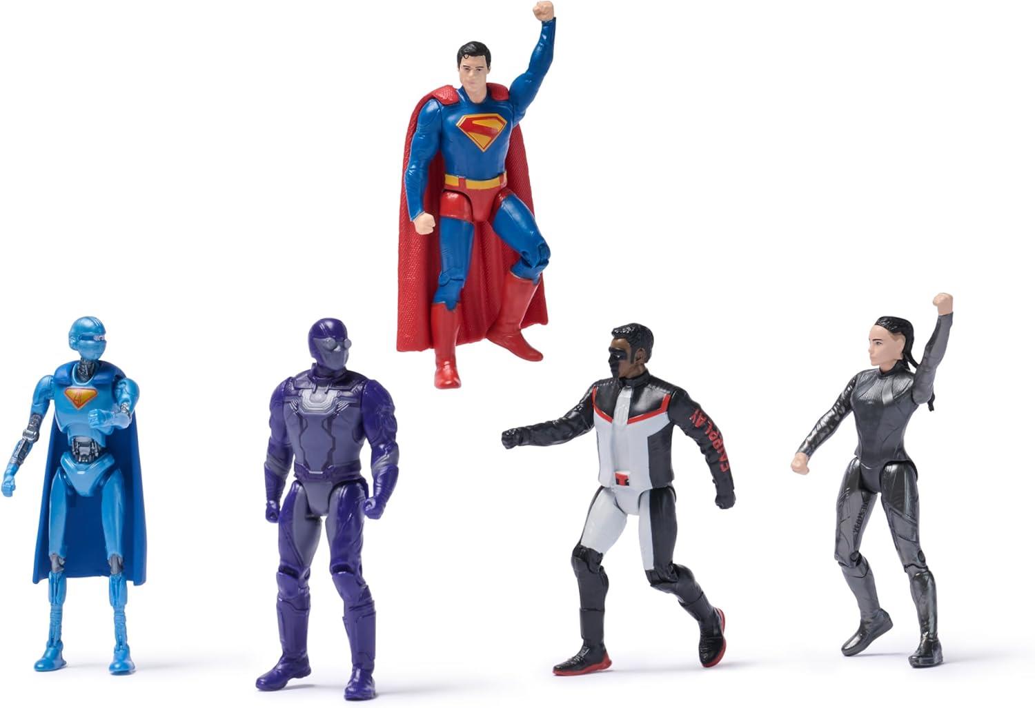 DC Comic Superman Heroes Vs. Villains 5 Pack Figurine set