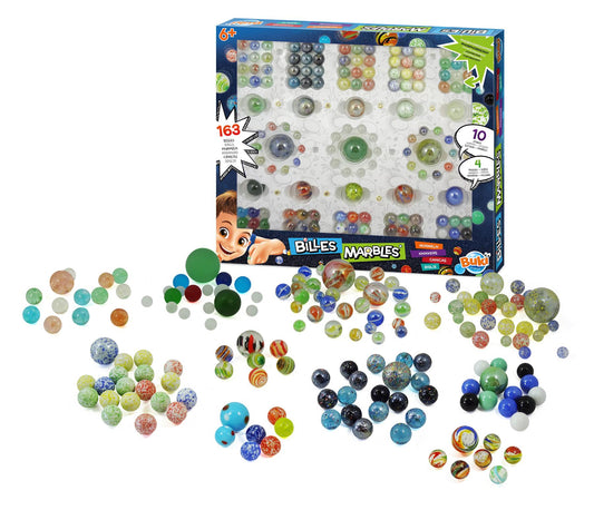 Buki France Box of 163 Marbles