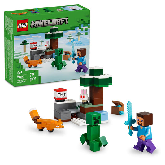 LEGO Minecraft Steve's Taiga Adventure 21583