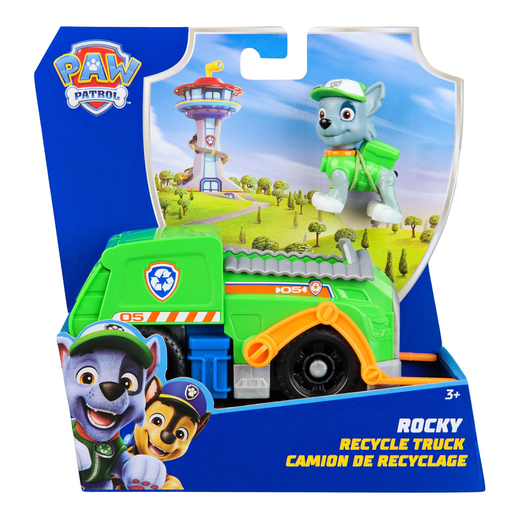 PAW Patrol Core Vehicle - Rocky & Recycling Truck