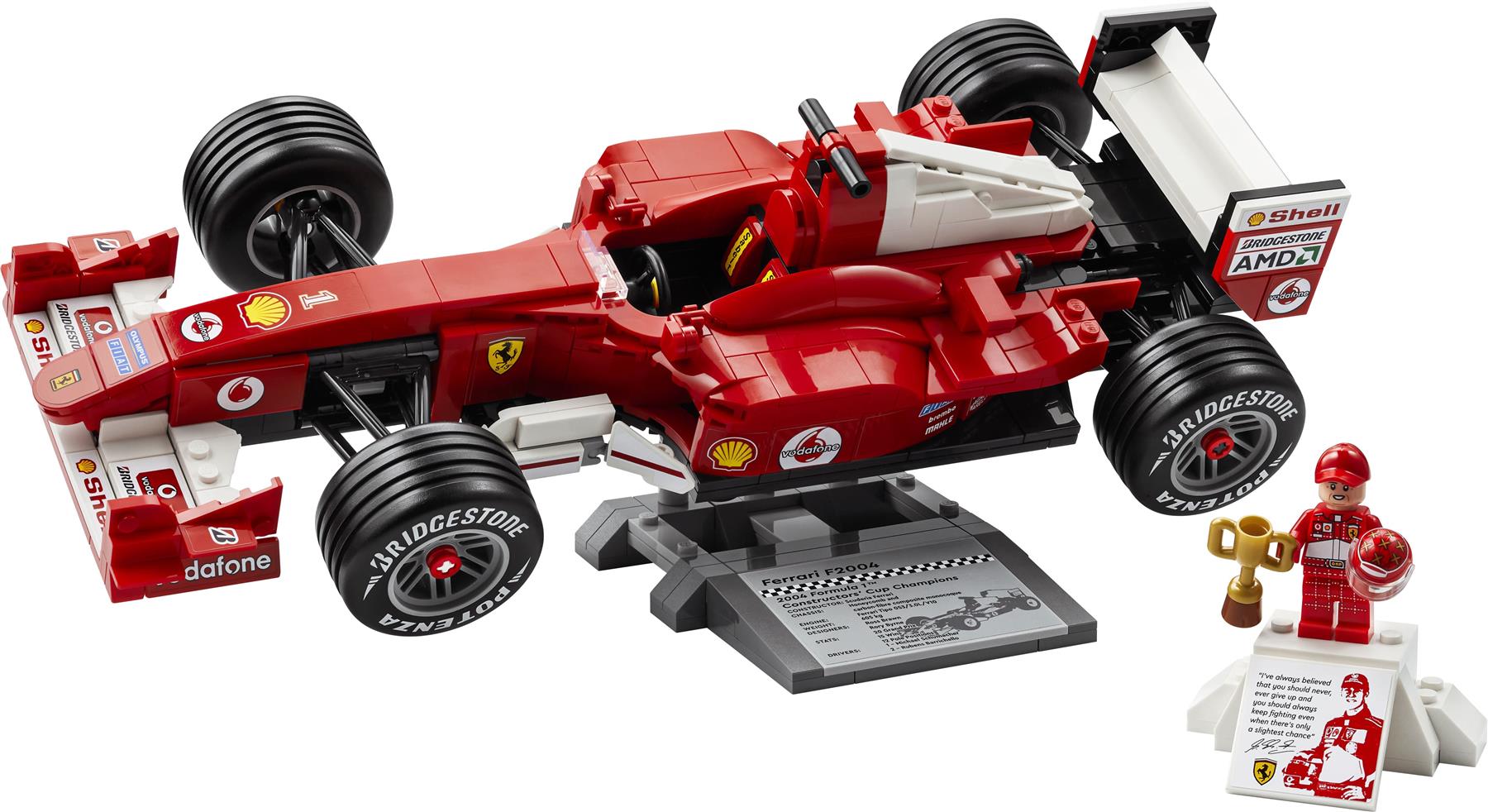 LEGO Icons Ferrari F2004 & Michael Schumacher 11375