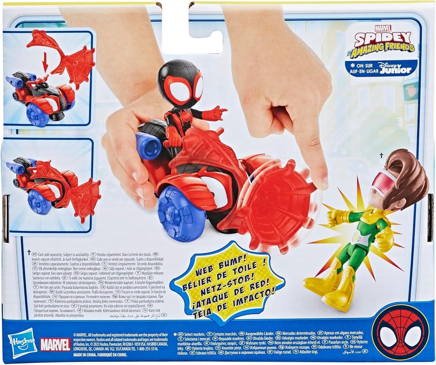 Spidey and  His Amazing Friends Miles Morales Spider Man Techno Racer