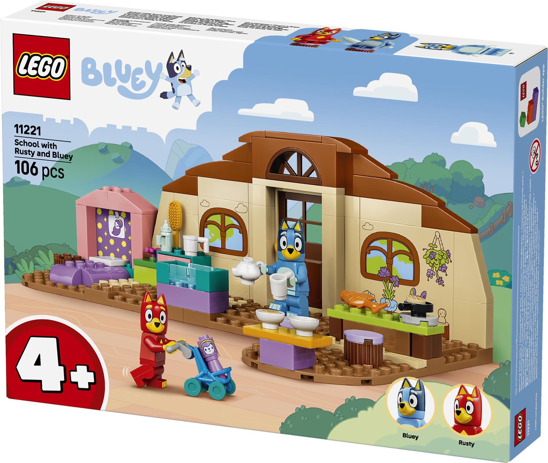 LEGO Bluey School with Rusty and Bluey 11221