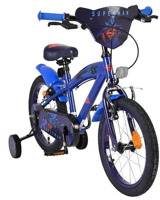 Superman Children's 16 Inch Bike - Blue