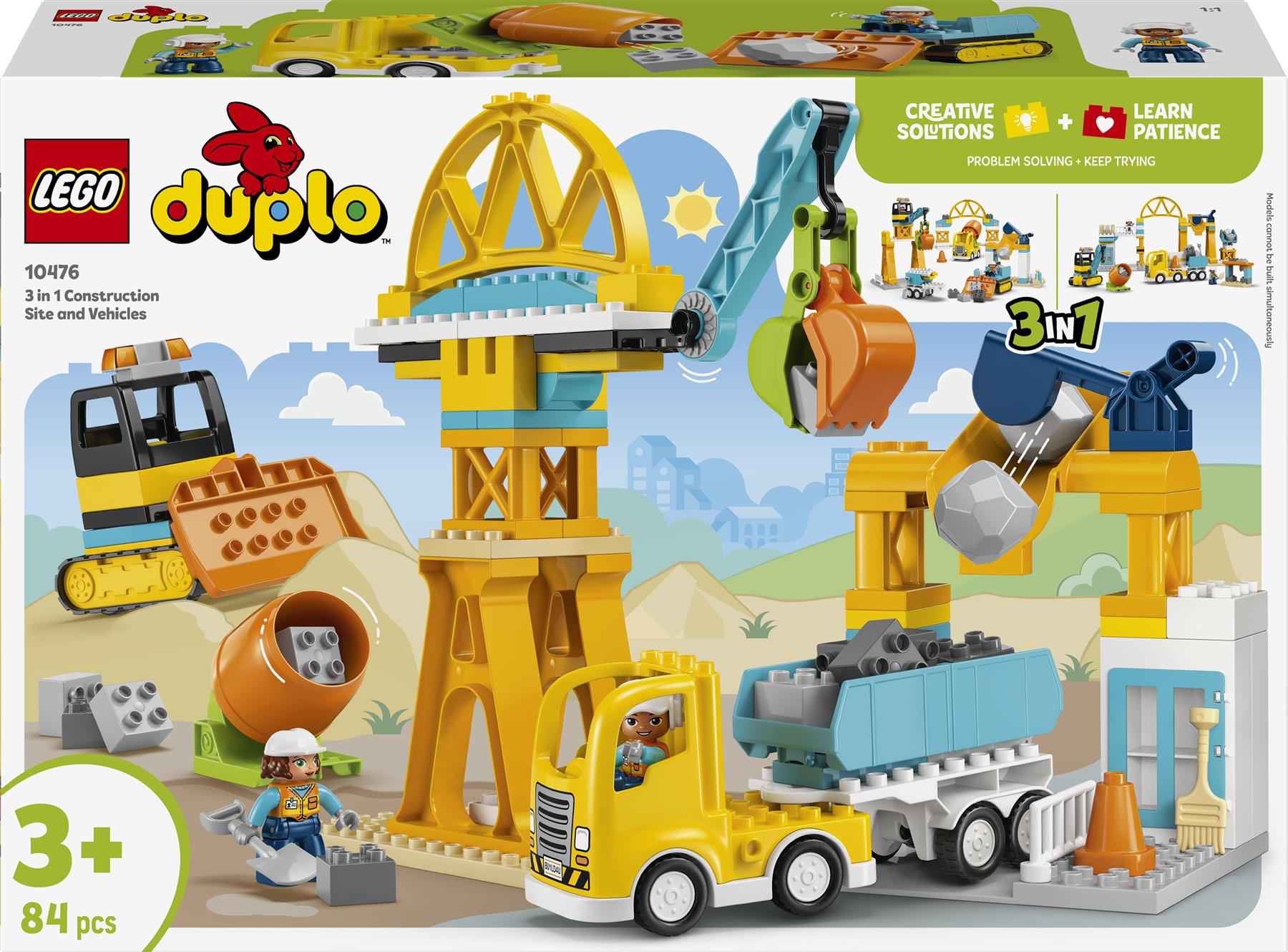 LEGO 3 in 1 Construction Site & Vehicles 10476