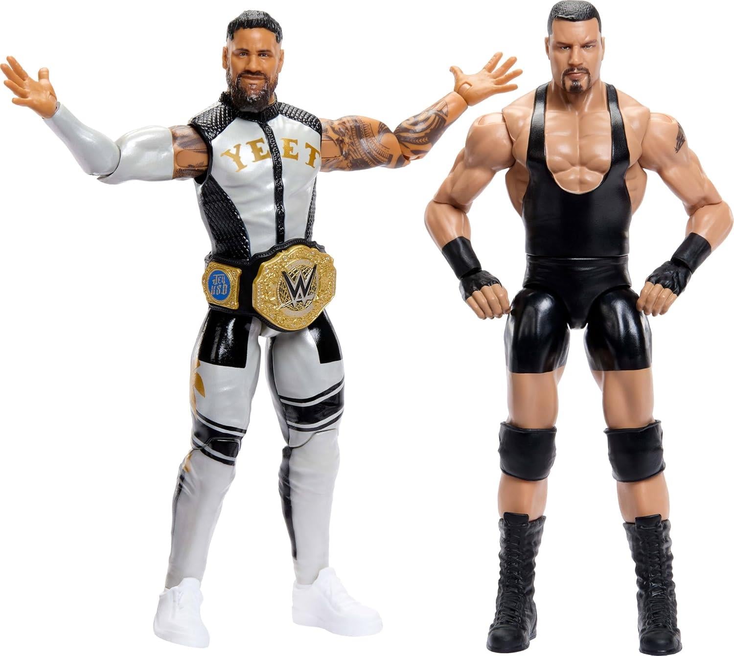 WWE Main Event Showdown 6 Inch Action Figures - Bron Breakker vs Jey Uso