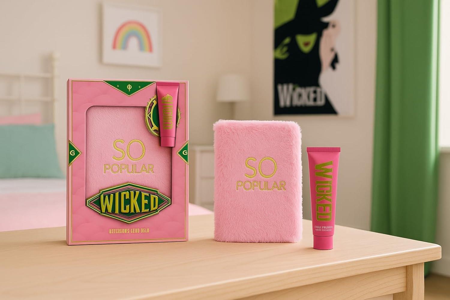 Wicked Plush Notebook and 30ml Handcream Gift Set
