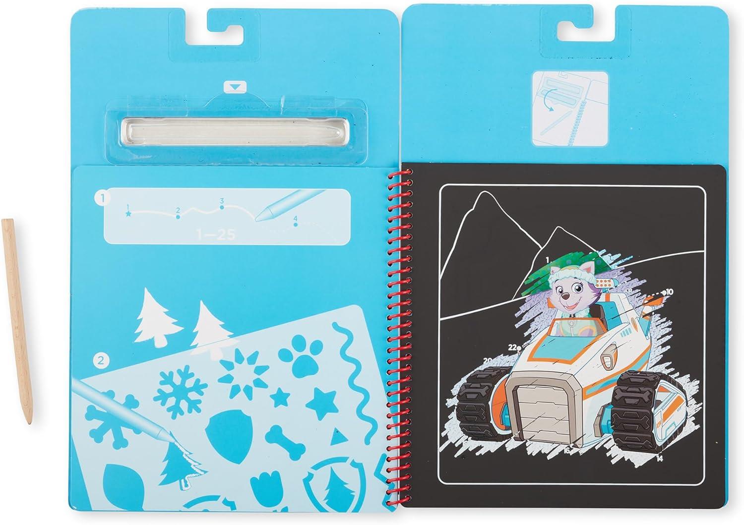 Melissa and Doug Paw Patrol Scratch Art Pad Skye