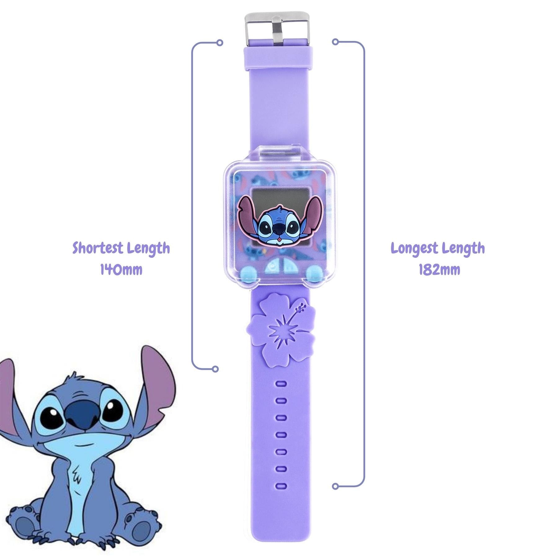 Disney Stitch Purple Strap Learning Watch