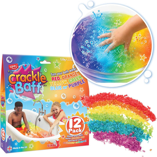 Zimpli Crackle Baff Rainbow - 12 Pack