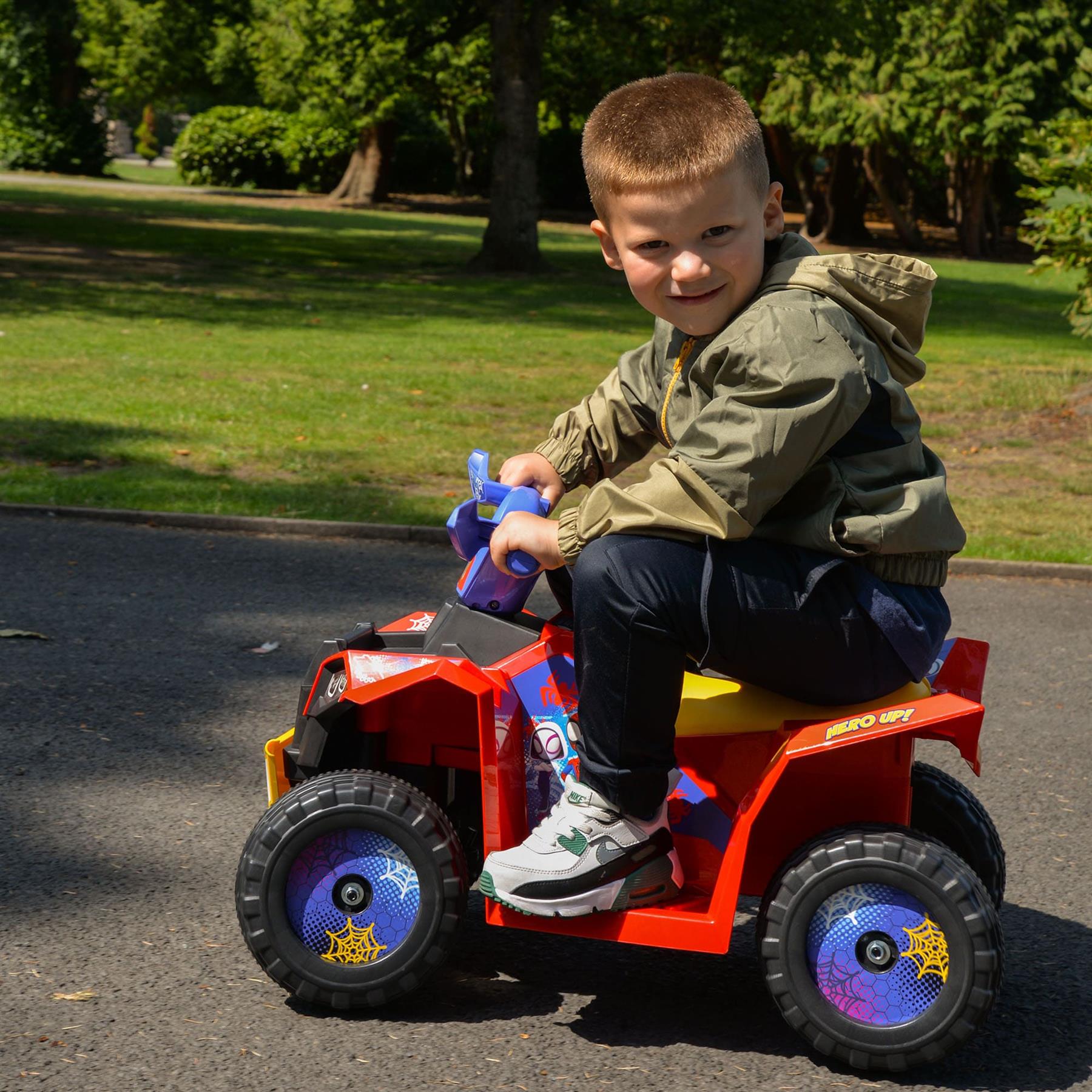 MoVe Spidey and His Amazing Friends 6v Electric Mini Quad Ride On