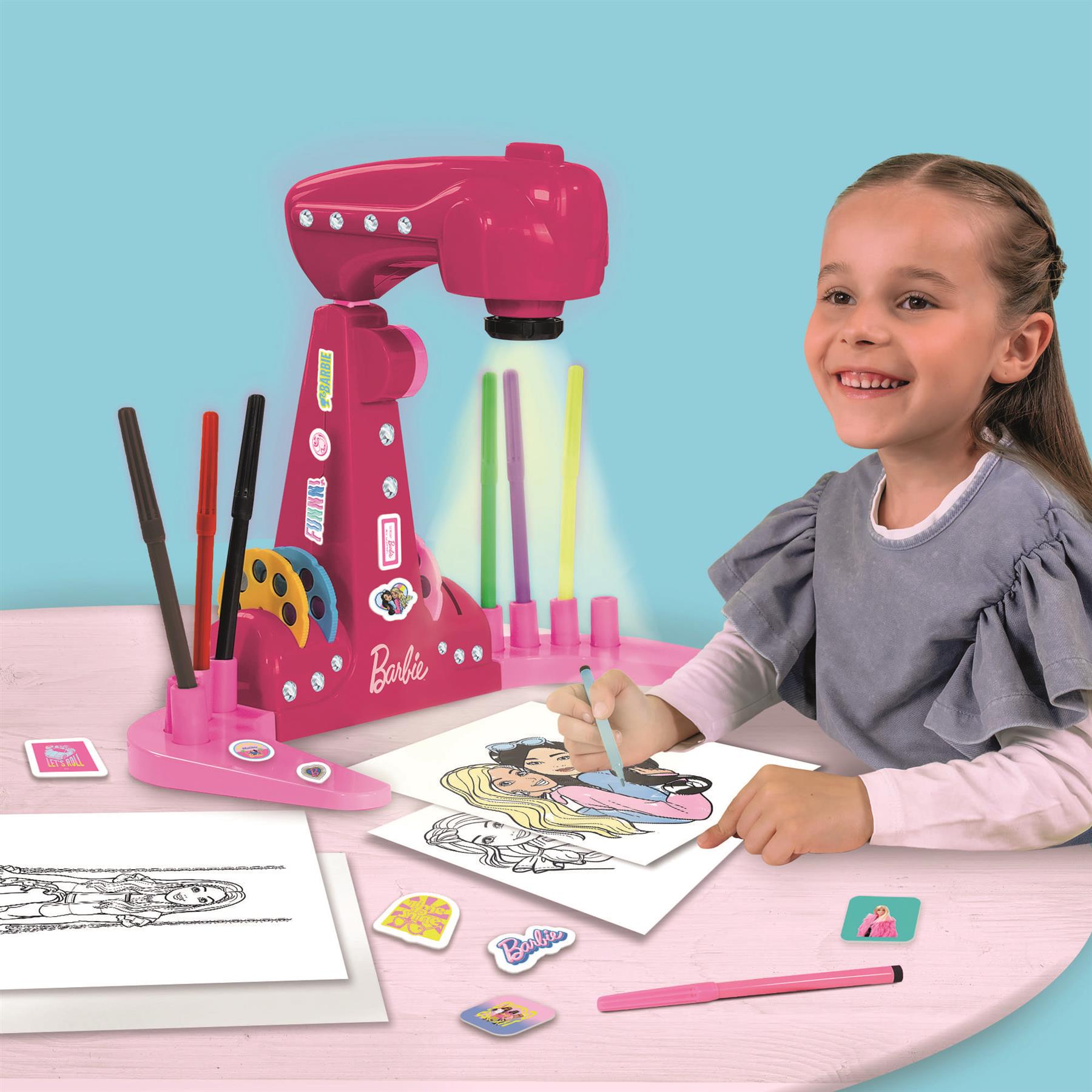 Barbie Projector Drawing School