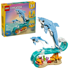 LEGO Creator 3in1 Sea Animals Beautiful Dolphins 31385