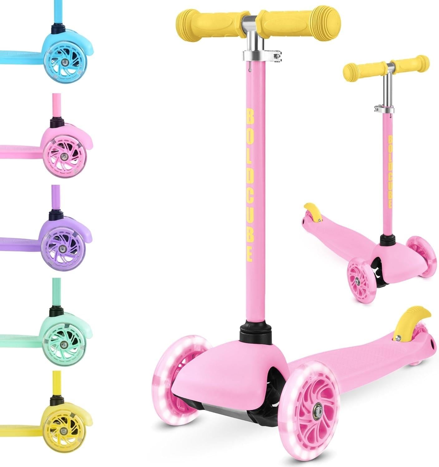Boldcube Teeny 3 Wheel Scooter - Pink