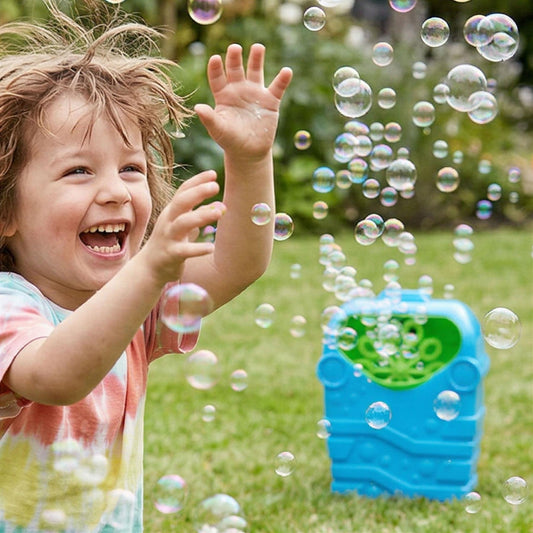 Venture Club Bubble Machine with 32OZ Bubbles - Blue