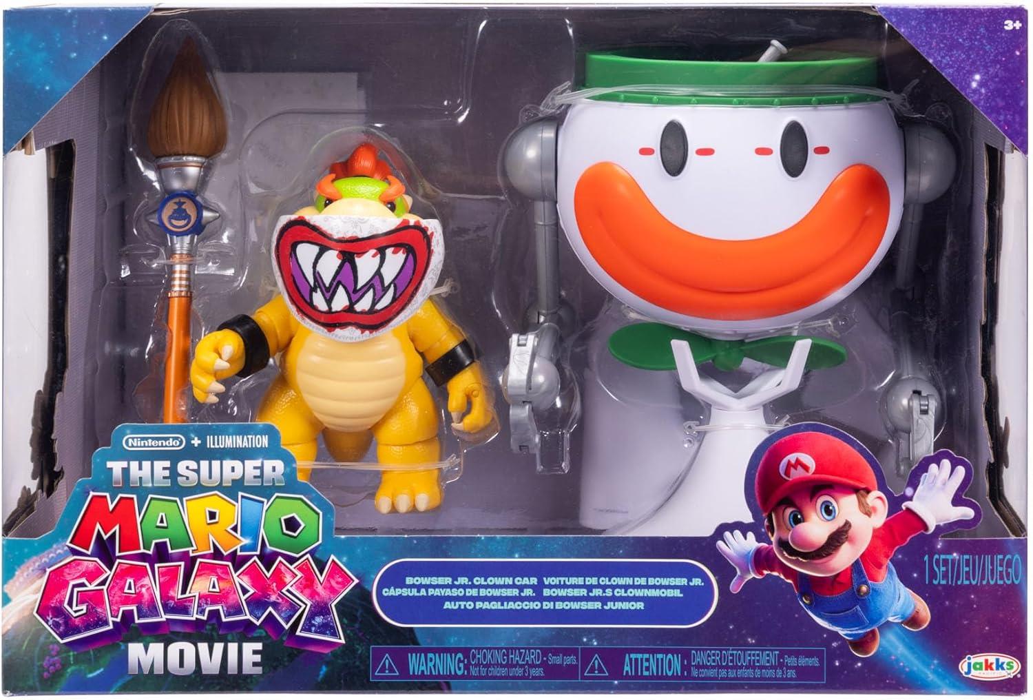 Super Mario Galaxy Movie Figure with Clown Car – Bowser Jr.