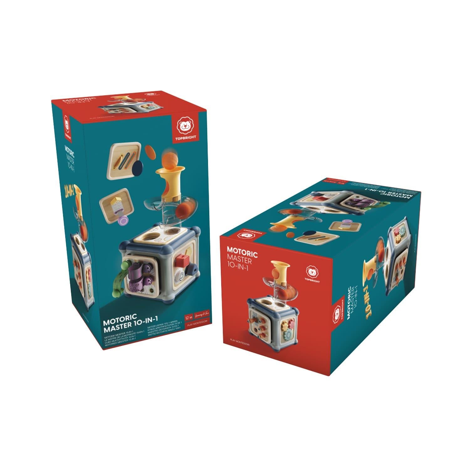 Topbright Wooden Master 10in1 Activity Cube