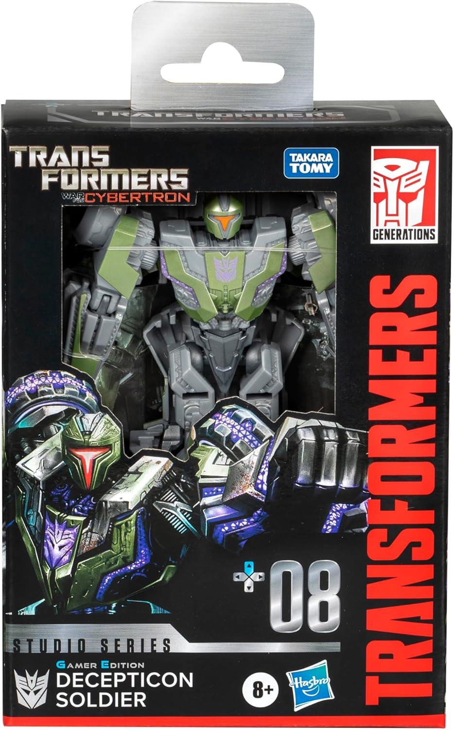 Transformers Cybetron Studio Series Deluxe Game Edition Deception Soldier