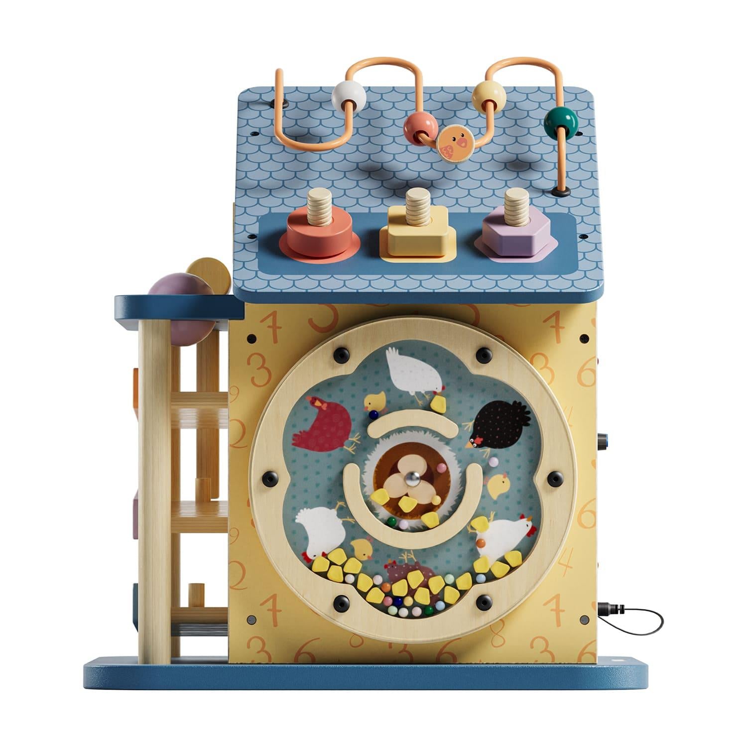 Topbright Wooden Activity House 12in1