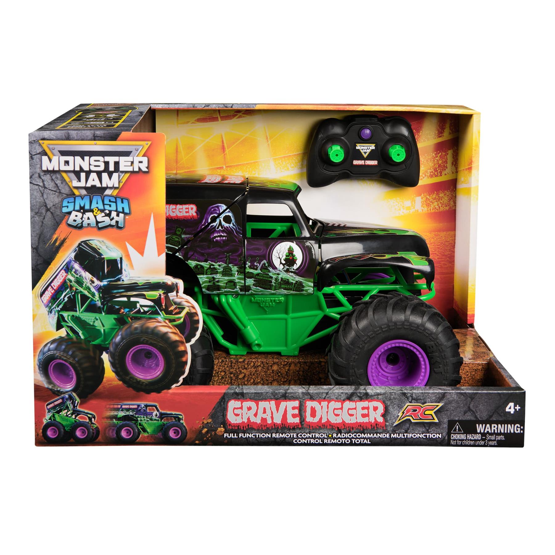 Monster Jam Smash and Bash 1:15th Grave Digger