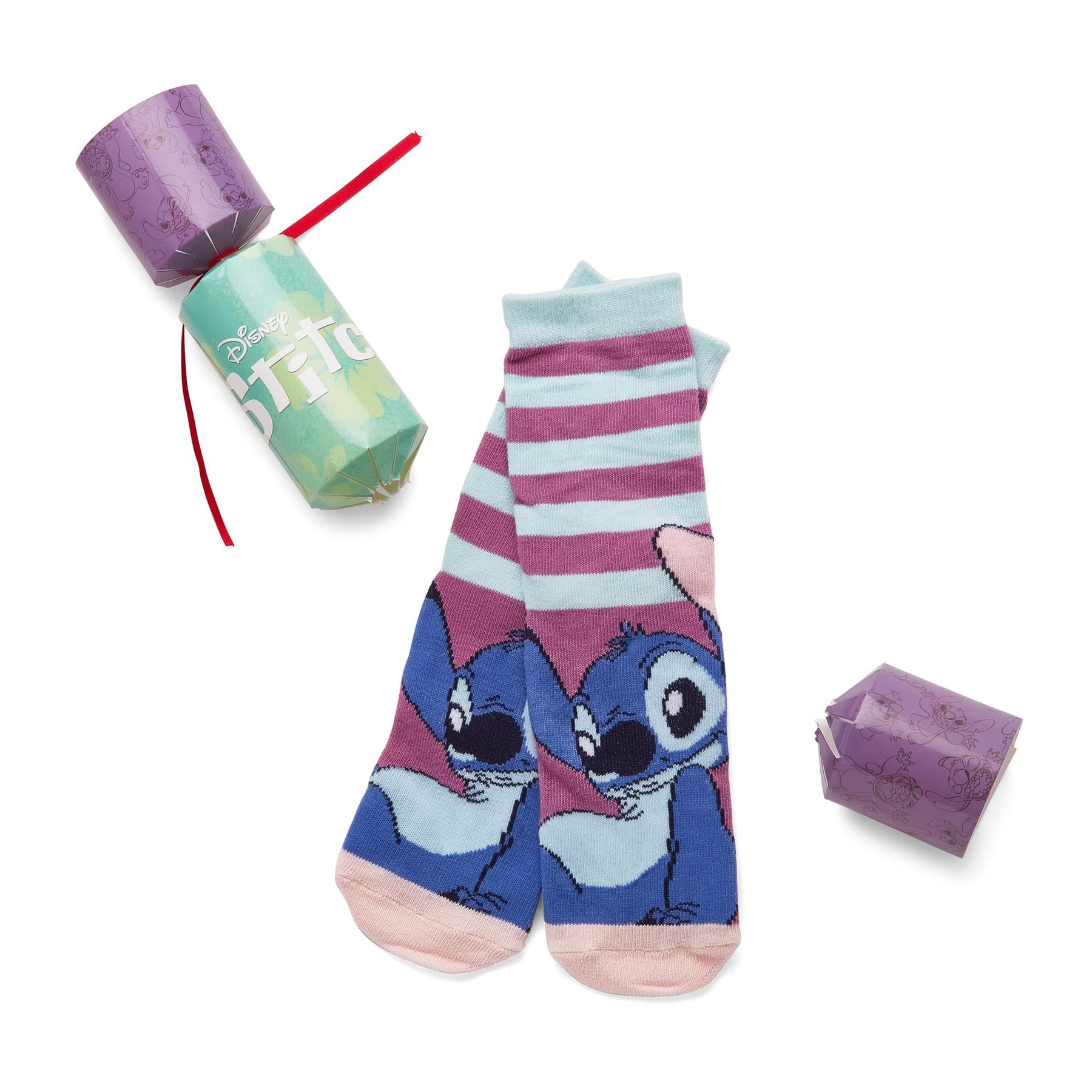 Disney Stich Christmas Cracker Socks - Pack of 6