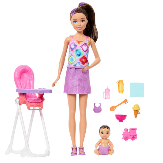 Barbie Skipper Family & Friends Doll Playset