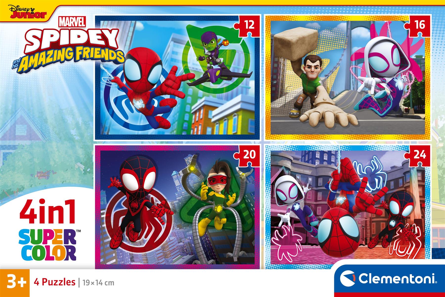 Marvel Spidey And His Amazing Friends 4in1 puzzle
