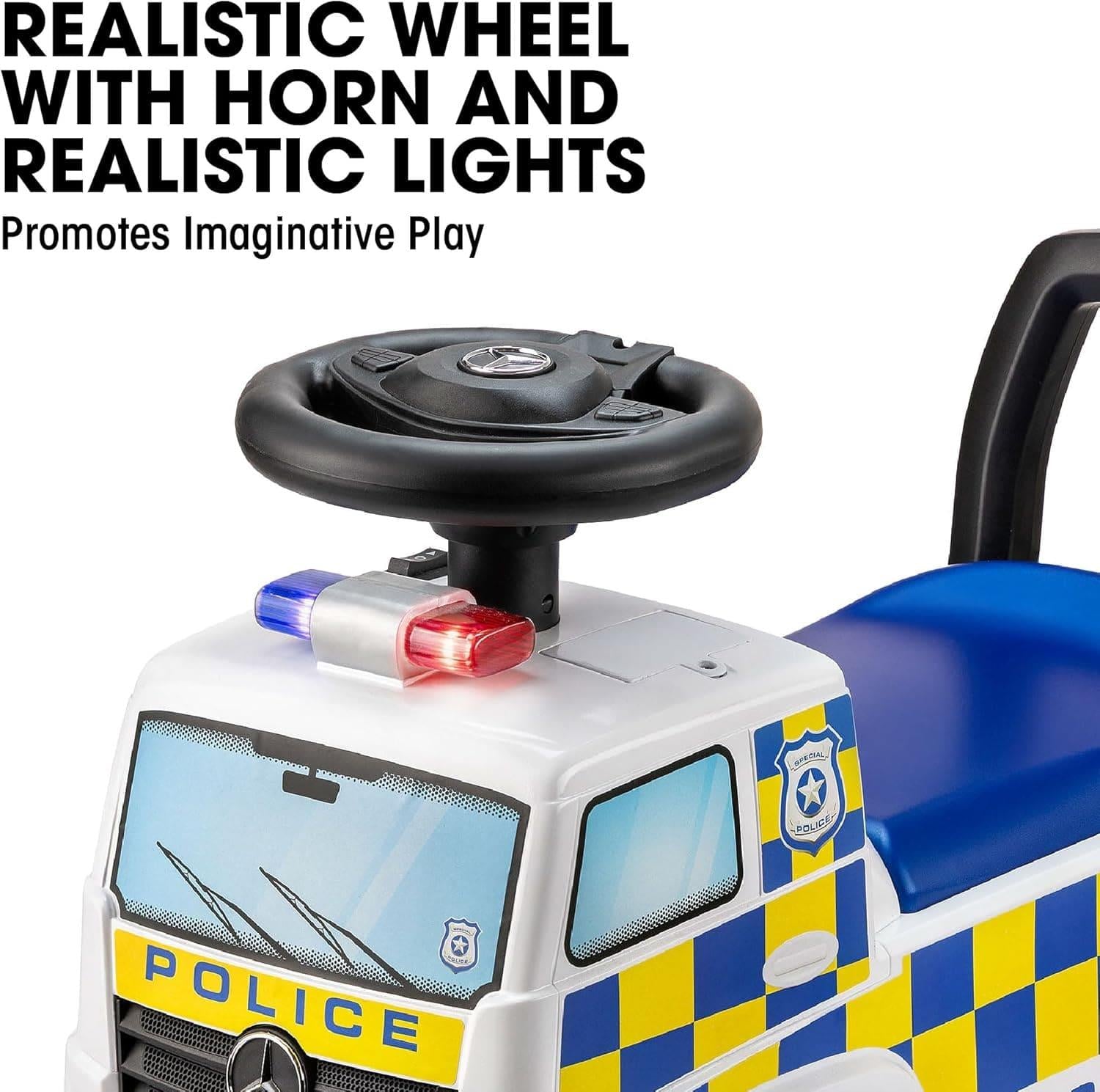 Xootz Mercedes Benz Police Foot to Floor Ride On
