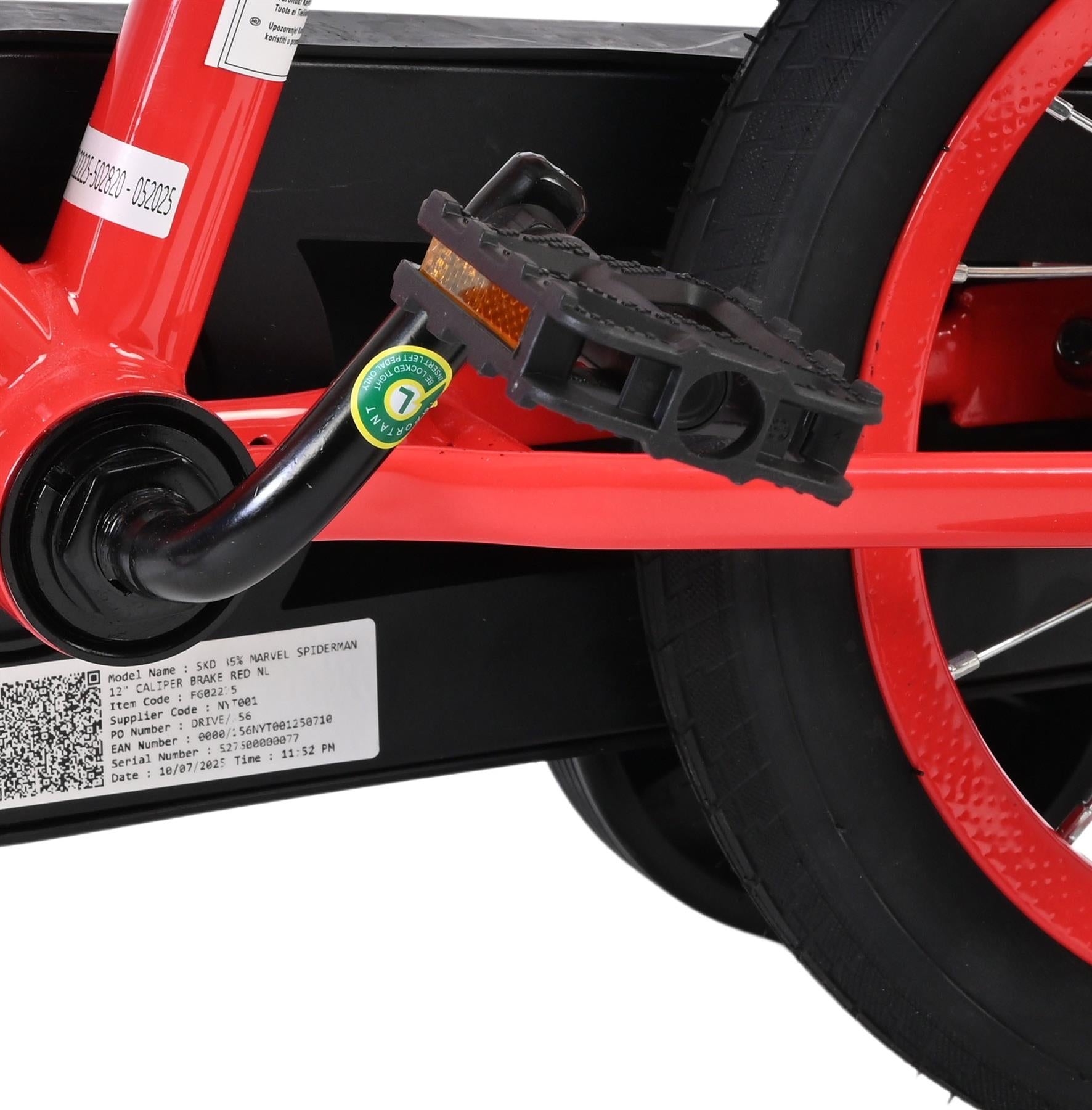 Spiderman Children's 12 Inch Bike